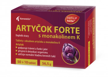 Nový produkt Artyčok forte s monakolinem K. 