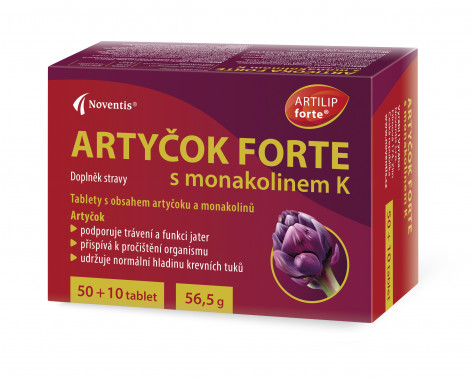 Obrázek nejnovějšího produktu - Artyčok forte s monakolinem K